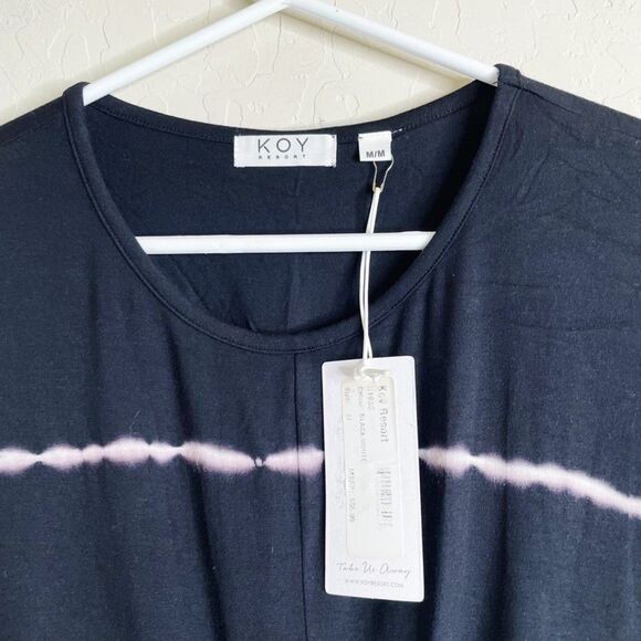 NEW KOY Resort Buzios Black Knot Top - Picture 4 of 6